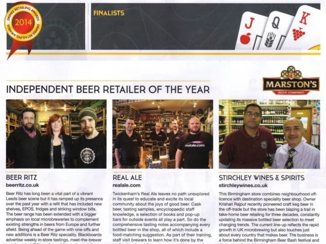 Drinks Retailing Awards 2014
